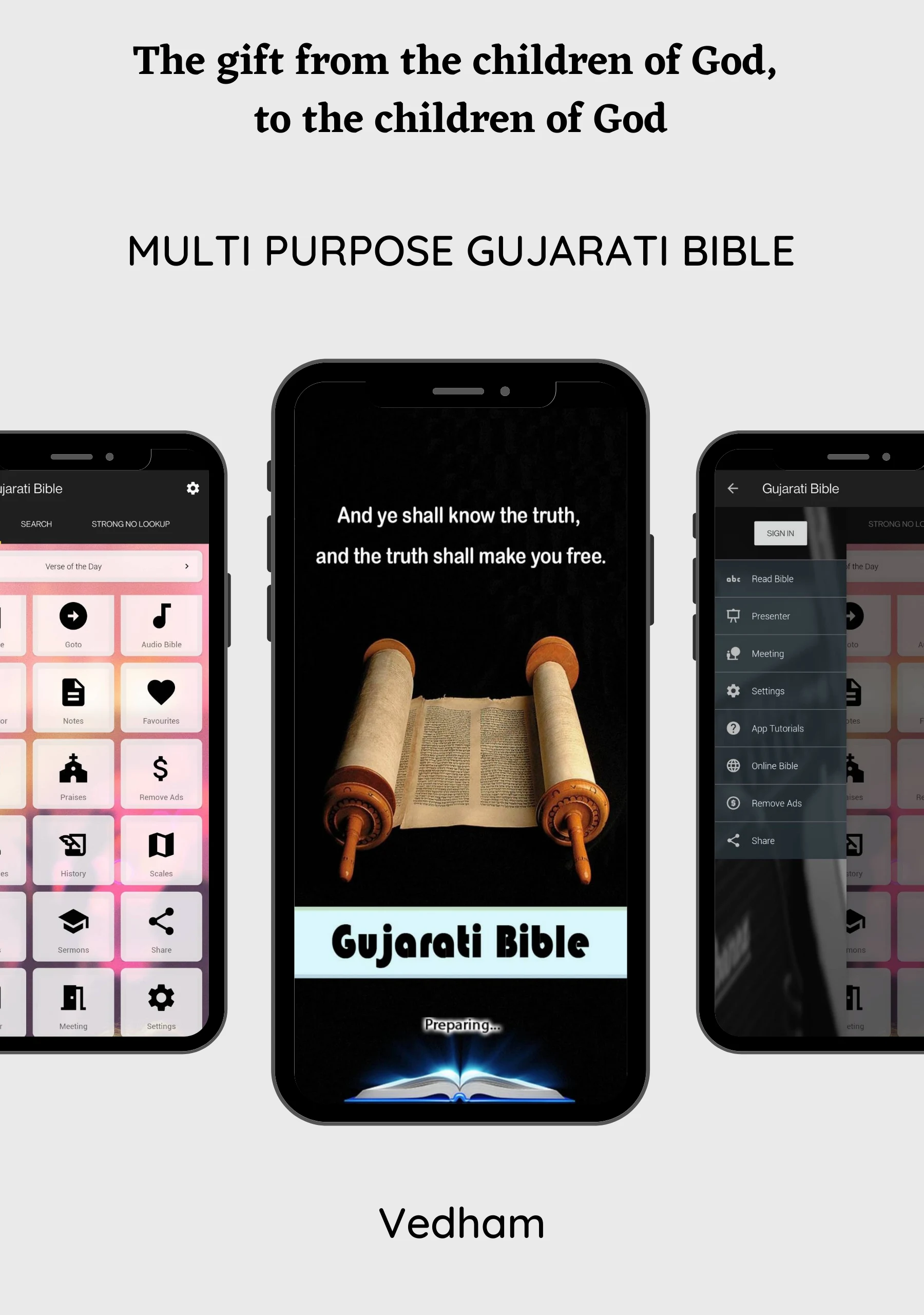 Gujarati Bible screenshot
