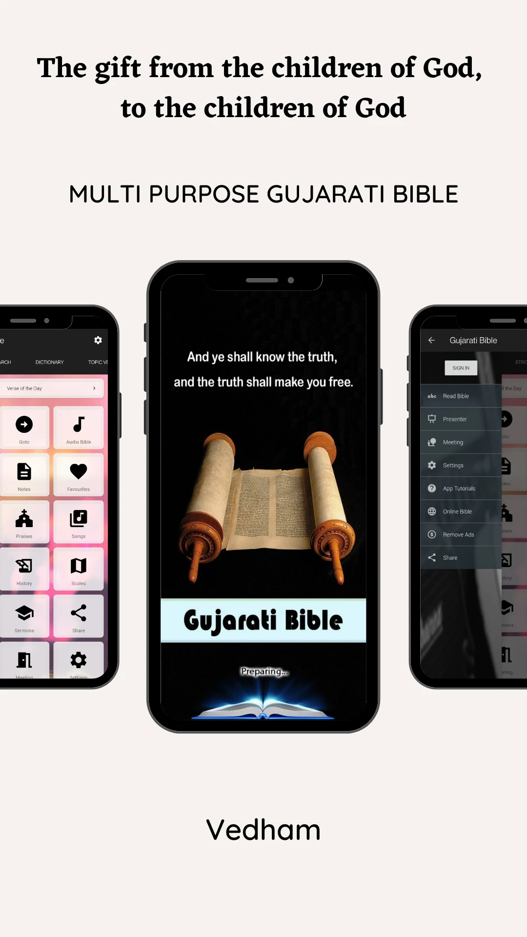 Gujarati Bible screenshot
